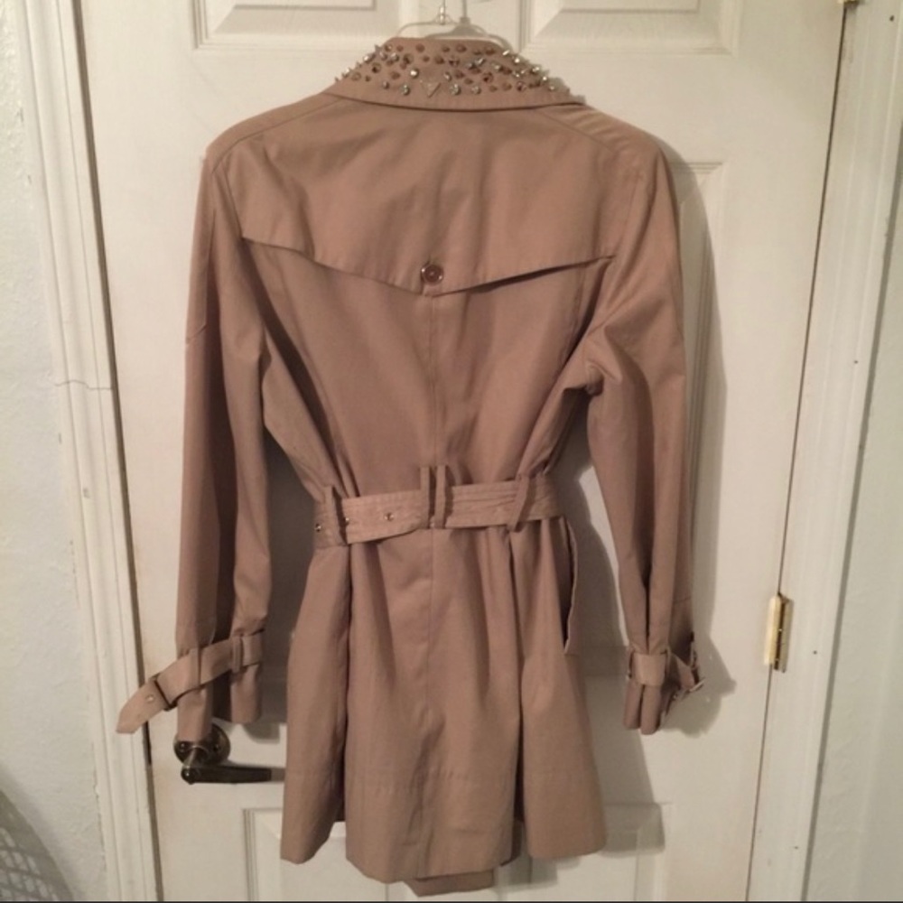 Amazing Spiked, Studded && Sparkly Trench Coat - Picture 7 of 8